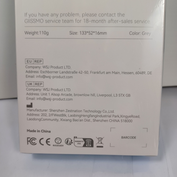 Giissmo 10 In 1 USB C Hub NEW SEALED -Gray - Picture 4 of 8